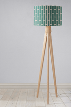 Green and Beige Geometric Lampshade - Joe’s Haven