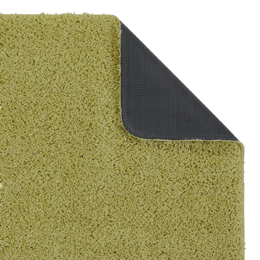 Washable Olive Green Shaggy Rug - Joe’s Haven