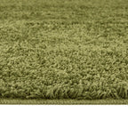 Washable Olive Green Shaggy Rug - Joe’s Haven