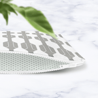 Grey & White Make Up Bag - Cosmetic Bag - Travel Pouch - Handmade Toiletry Bag - Contemporary Geometric Beauty Case - Joe’s Haven