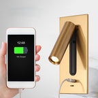 Reading Wall Light with USB Charger & Switch LED Bedside Lamp - Joe’s Haven
