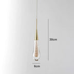 Glass Drop Pendant Light - Warm LED Hanging String Light UK - Joe’s Haven