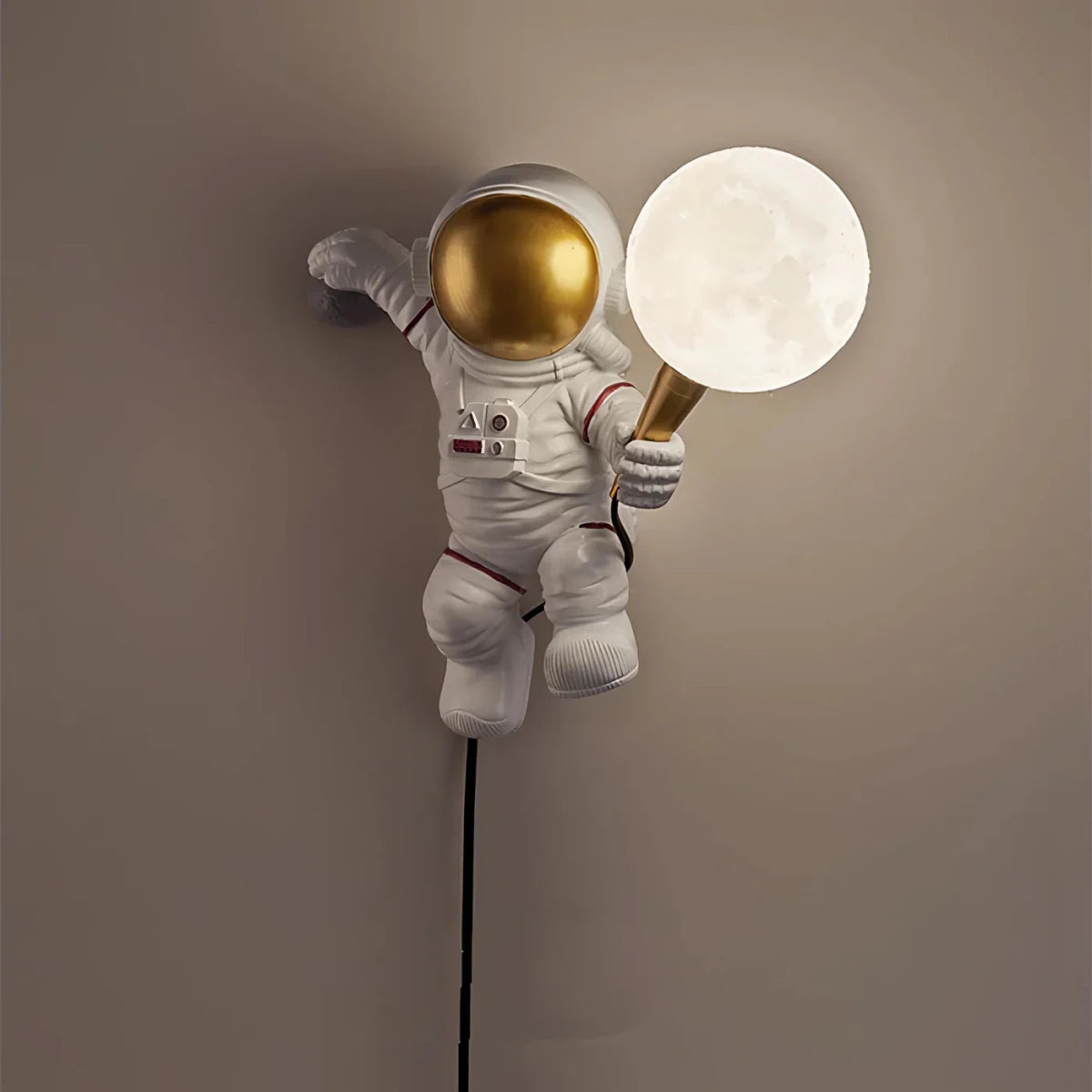 Astronaut LED Wall Light Plug In Moon Globe Kids Bedroom UK - Joe’s Haven