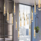 Glass Drop Pendant Light - Warm LED Hanging String Light UK - Joe’s Haven