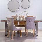 Regents Park Mink Linen Dining Chair - Joe’s Haven