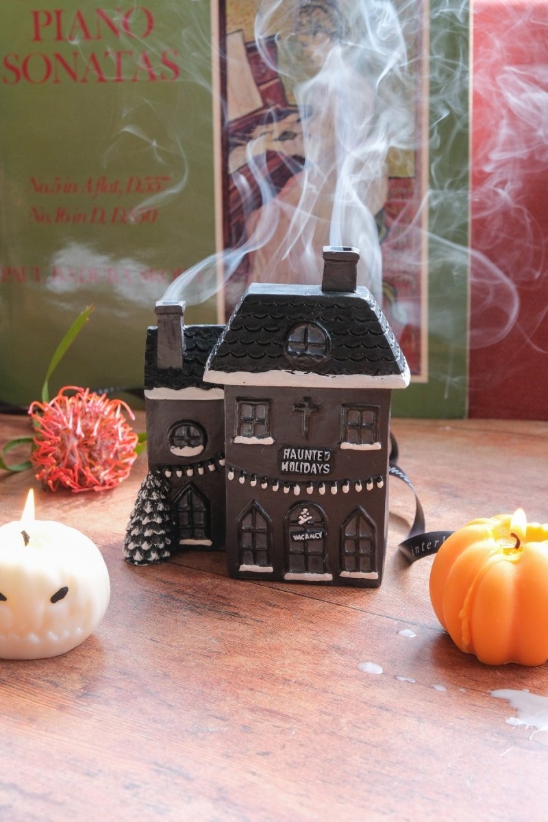 Haunted Holiday House Incense Cone Burner - Joe’s Haven