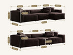 Hee Nordic Sofa, Two Seater, Three Seater Sofa, Corner Sofa, Suede - Joe’s Haven
