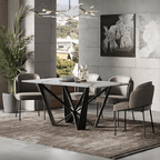 Helix Dining Table Set, Sintered Stone - Joe’s Haven