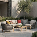 Hippolyta Outdoor Dining Set, Outdoor Sofa Set - Joe’s Haven
