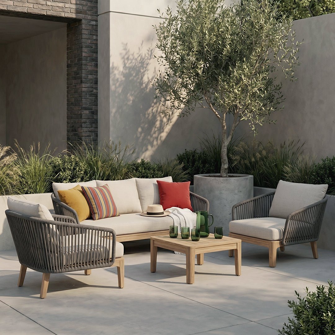 Hippolyta Outdoor Dining Set, Outdoor Sofa Set - Joe’s Haven