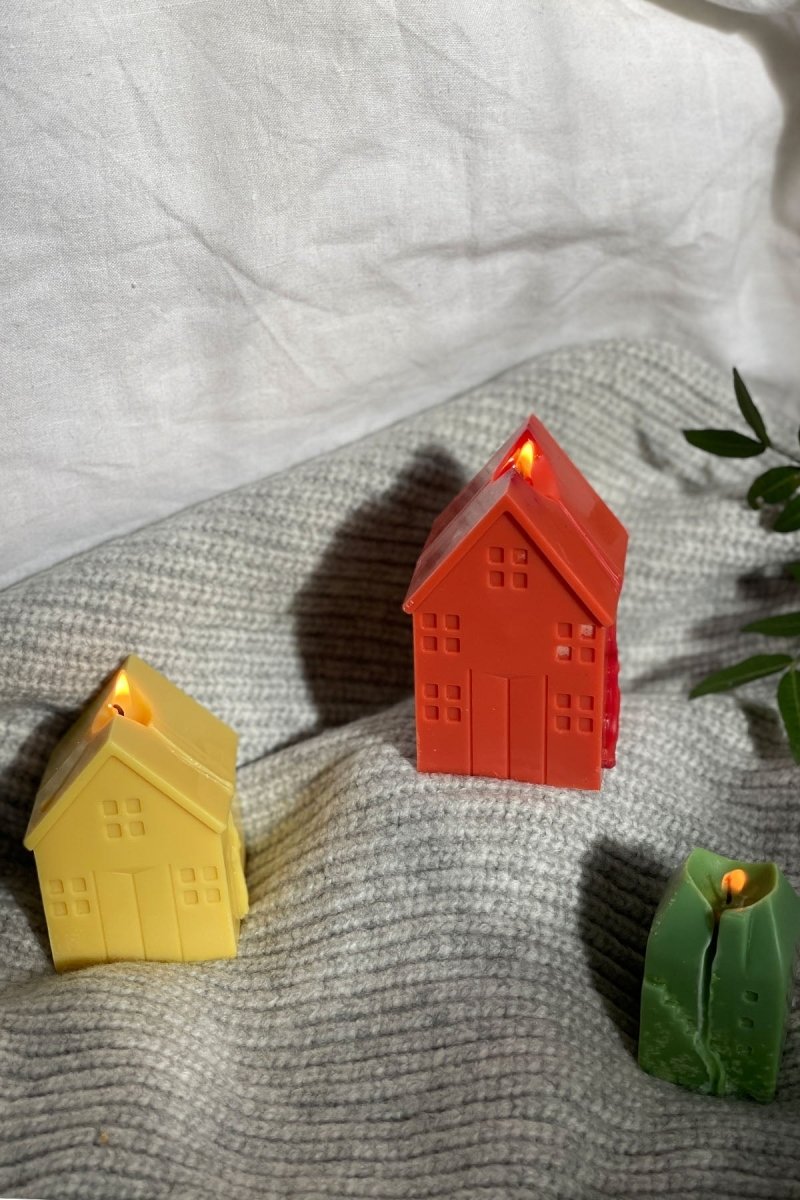 Gingerbread House Candles - Trio - Joe’s Haven