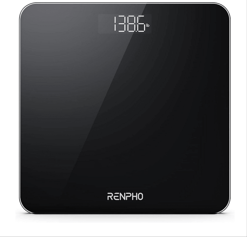Digital Bathroom Scales Body Weight High Precision Large Platform Black RENPHO - Joe’s Haven