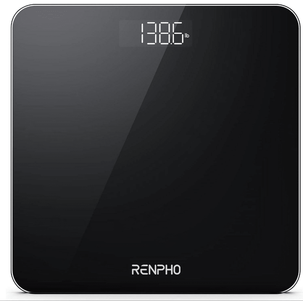Digital Bathroom Scales Body Weight High Precision Large Platform Black RENPHO - Joe’s Haven