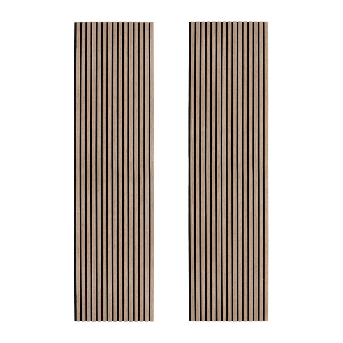 Acoustic Slat Wall Panel - Light Walnut - Joe’s Haven