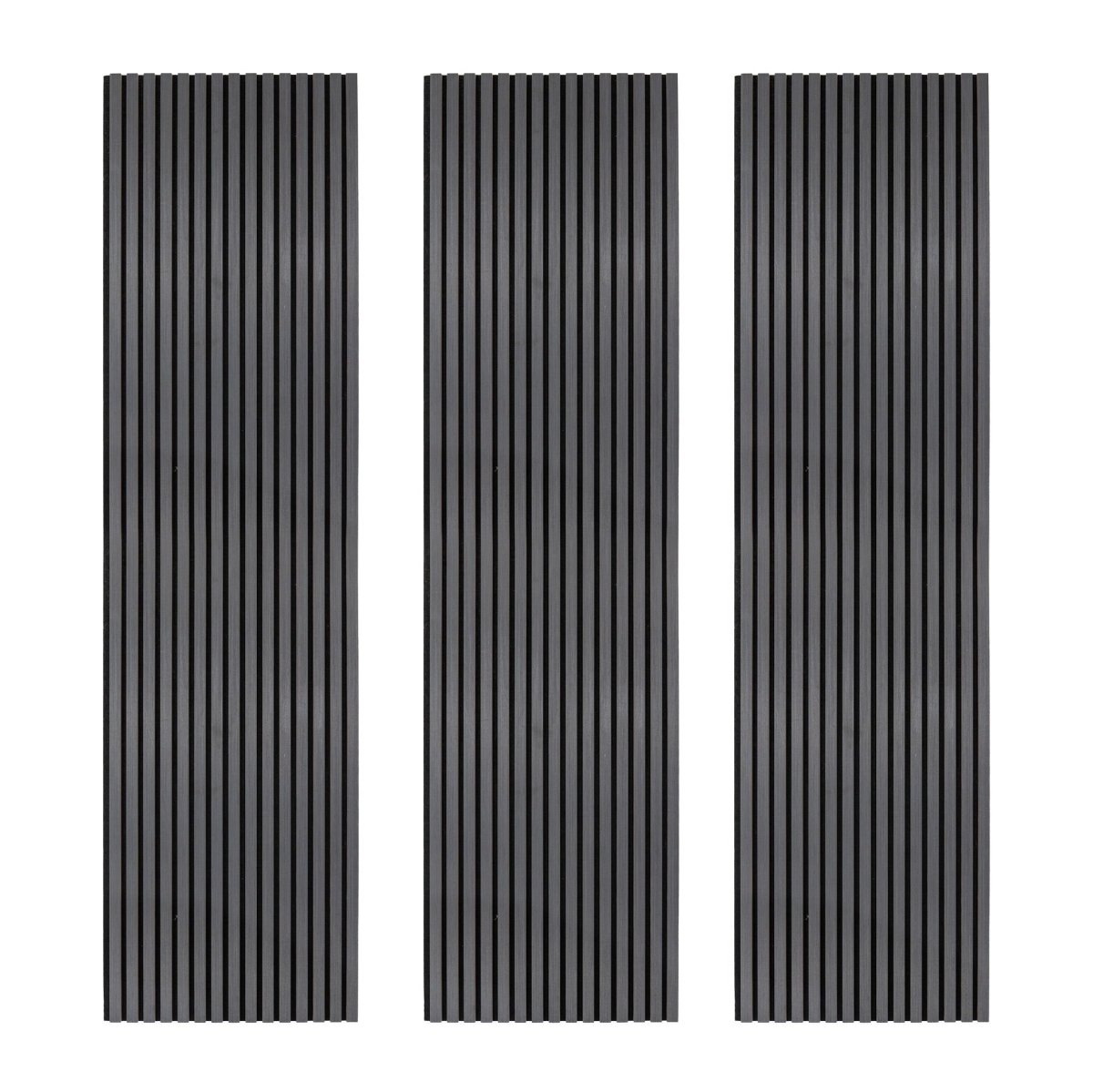Acoustic Slat Wall Panel – Anthracite Grey - Joe’s Haven