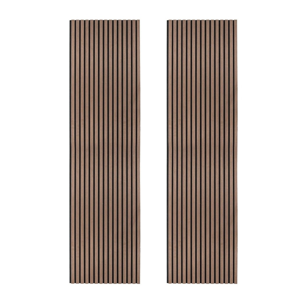 Acoustic Slat Wall Panel - Dark Walnut - Joe’s Haven