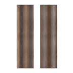 Acoustic Slat Wall Panel - Dark Walnut - Joe’s Haven