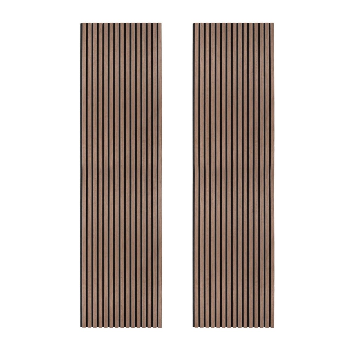 Acoustic Slat Wall Panel - Dark Walnut - Joe’s Haven
