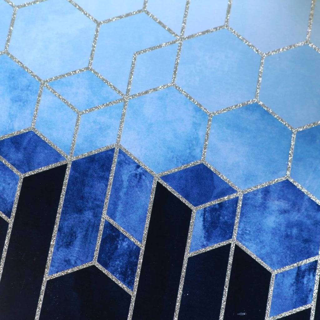 Konark Geometric Glass Candle Plate - Joe’s Haven