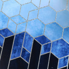 Konark Geometric Glass Candle Plate - Joe’s Haven