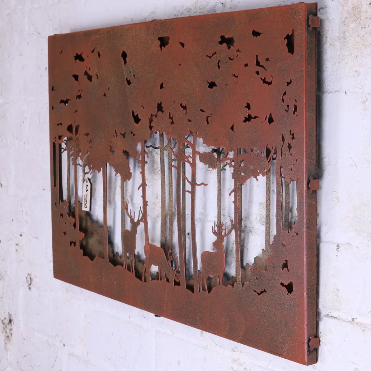 Bandipur Forest Silhouette Metal Garden Wall Art - Joe’s Haven