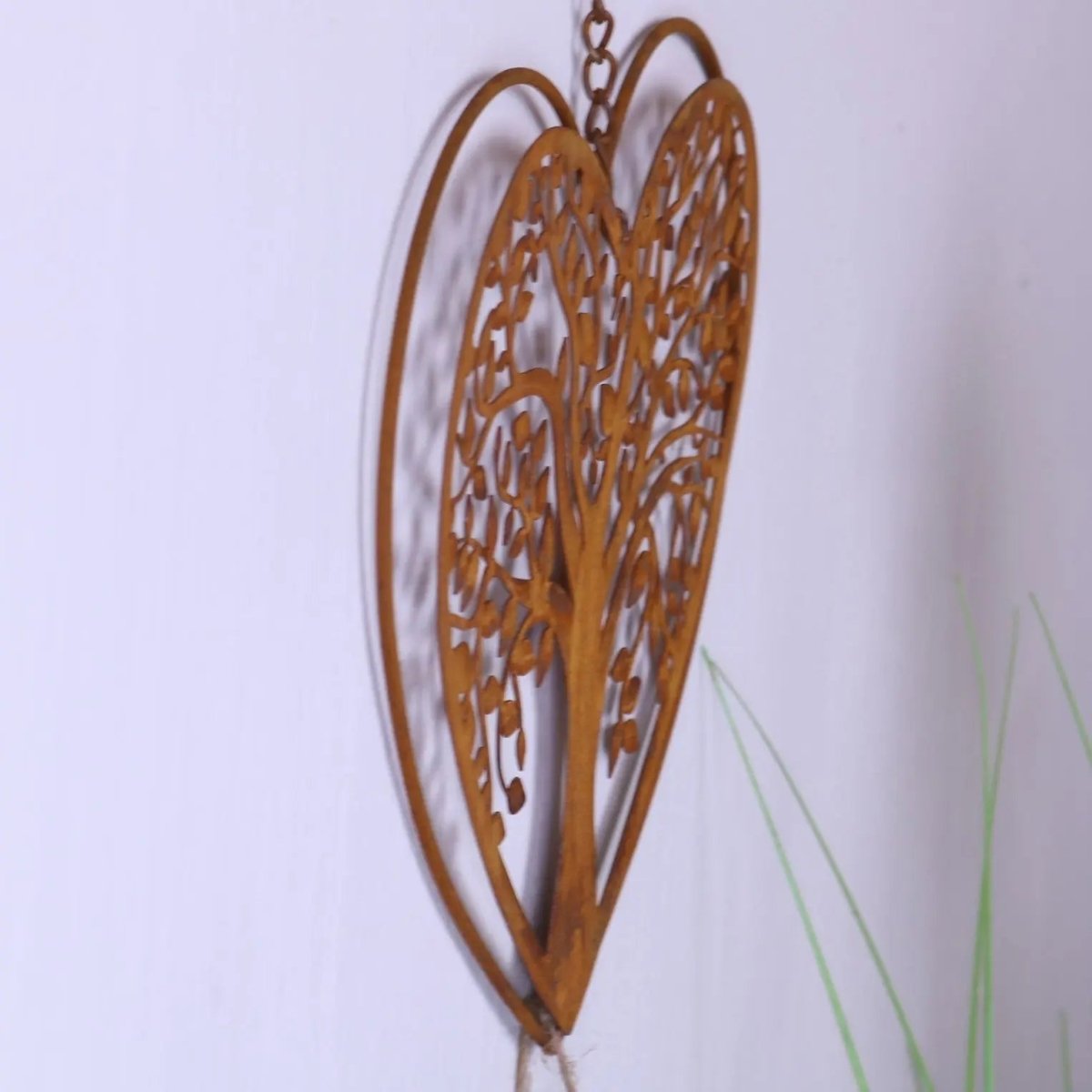 Neri Rustic Heart Wind Chime with Tree of Life - Joe’s Haven