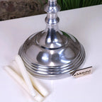 Mula Polished Silver 5 Candle Candelabra Centerpiece 105cm - Joe’s Haven