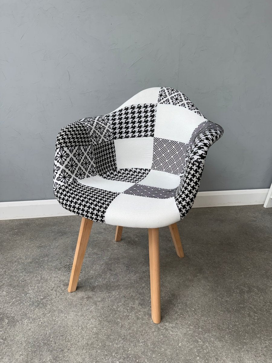 Chrono Patchwork Tub Chair - Joe’s Haven