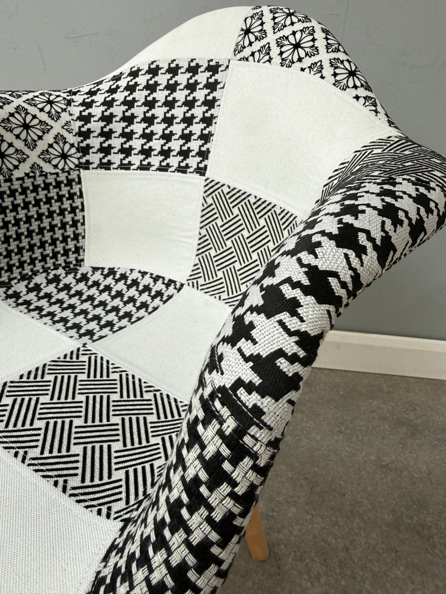 Chrono Patchwork Tub Chair - Joe’s Haven