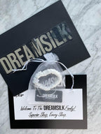 White Silk Scrunchie - Skinny - Joe’s Haven