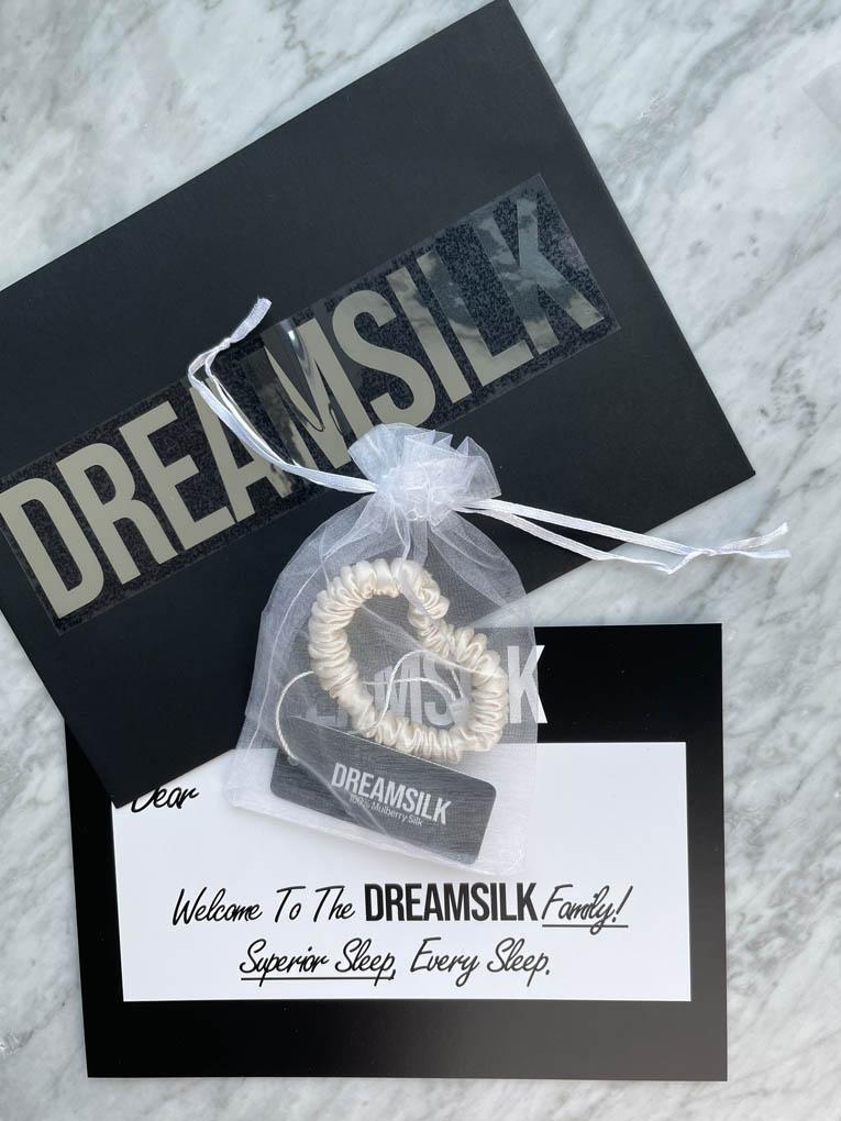 Champagne Silk Scrunchie - Skinny - Joe’s Haven