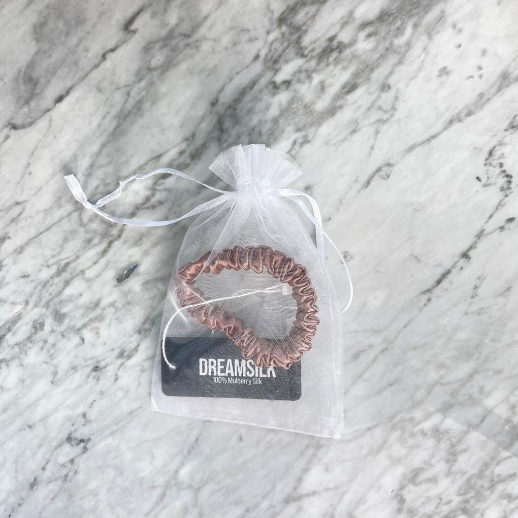 Bronze Silk Scrunchie - Skinny - Joe’s Haven