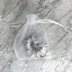 Silver Silk Scrunchie - Regular - Joe’s Haven