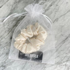 Champagne Silk Scrunchie - Regular - Joe’s Haven