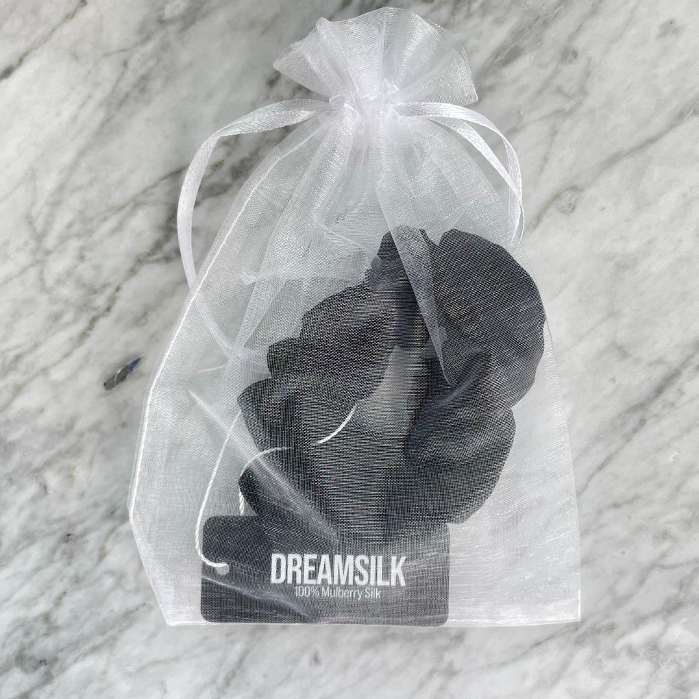 Black Silk Scrunchie - Regular - Joe’s Haven