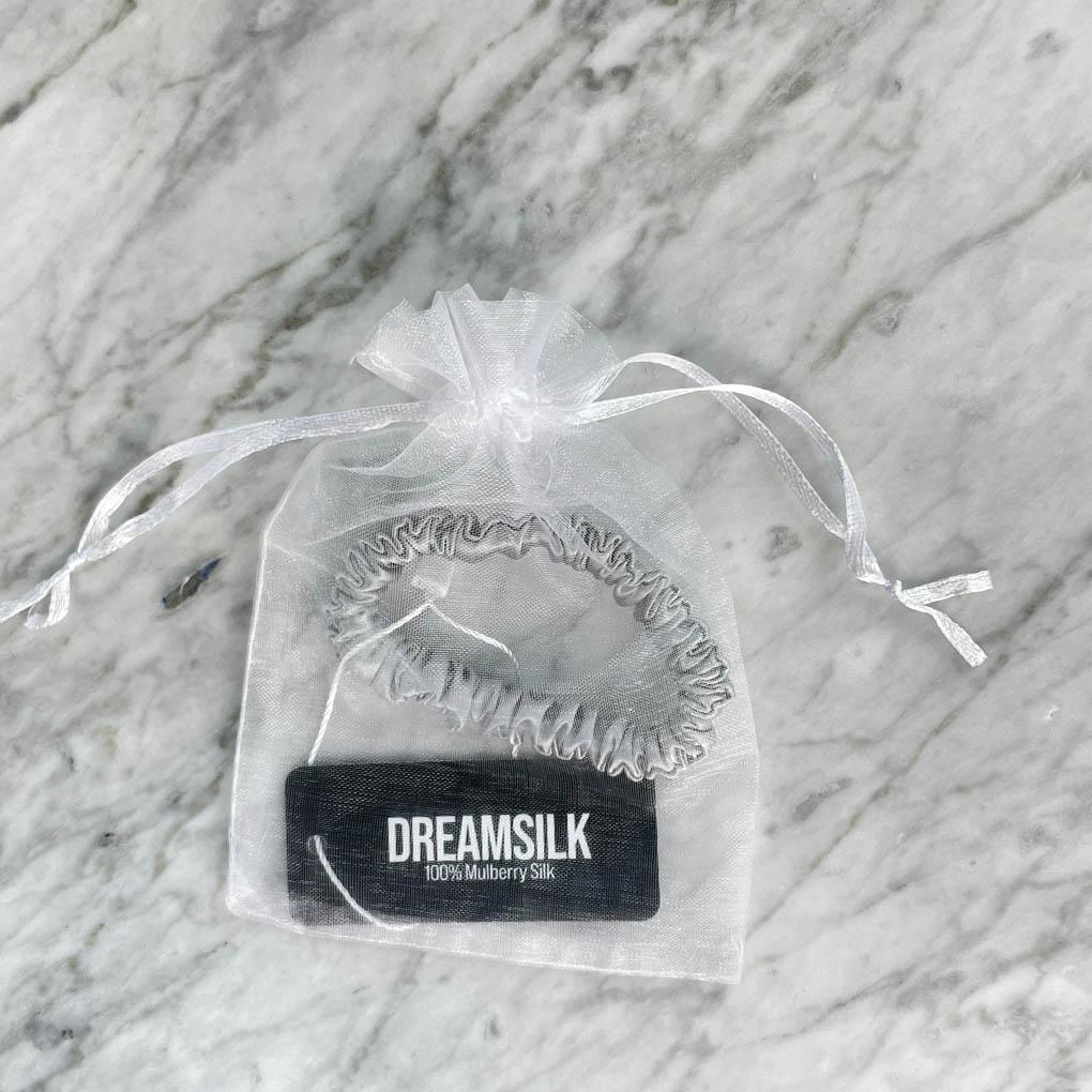 Silver Silk Scrunchie - Skinny - Joe’s Haven