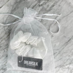 White Silk Scrunchie - Regular - Joe’s Haven