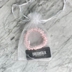 Pink Silk Scrunchie - Skinny - Joe’s Haven