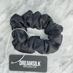 Black Silk Scrunchie - Regular - Joe’s Haven