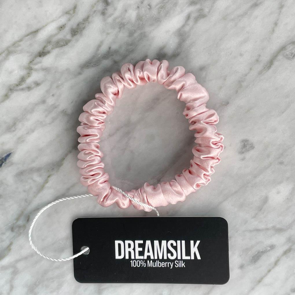 Pink Silk Scrunchie - Skinny - Joe’s Haven