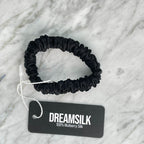 Black Silk Scrunchie - Skinny - Joe’s Haven