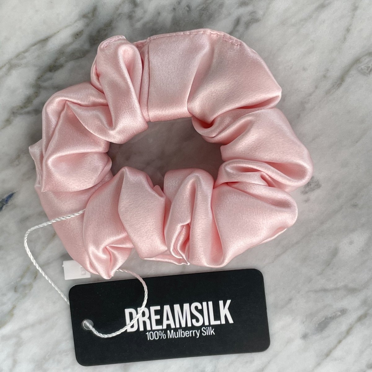 Pink Silk Scrunchie - Regular - Joe’s Haven