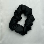 Black Silk Scrunchie - Regular - Joe’s Haven