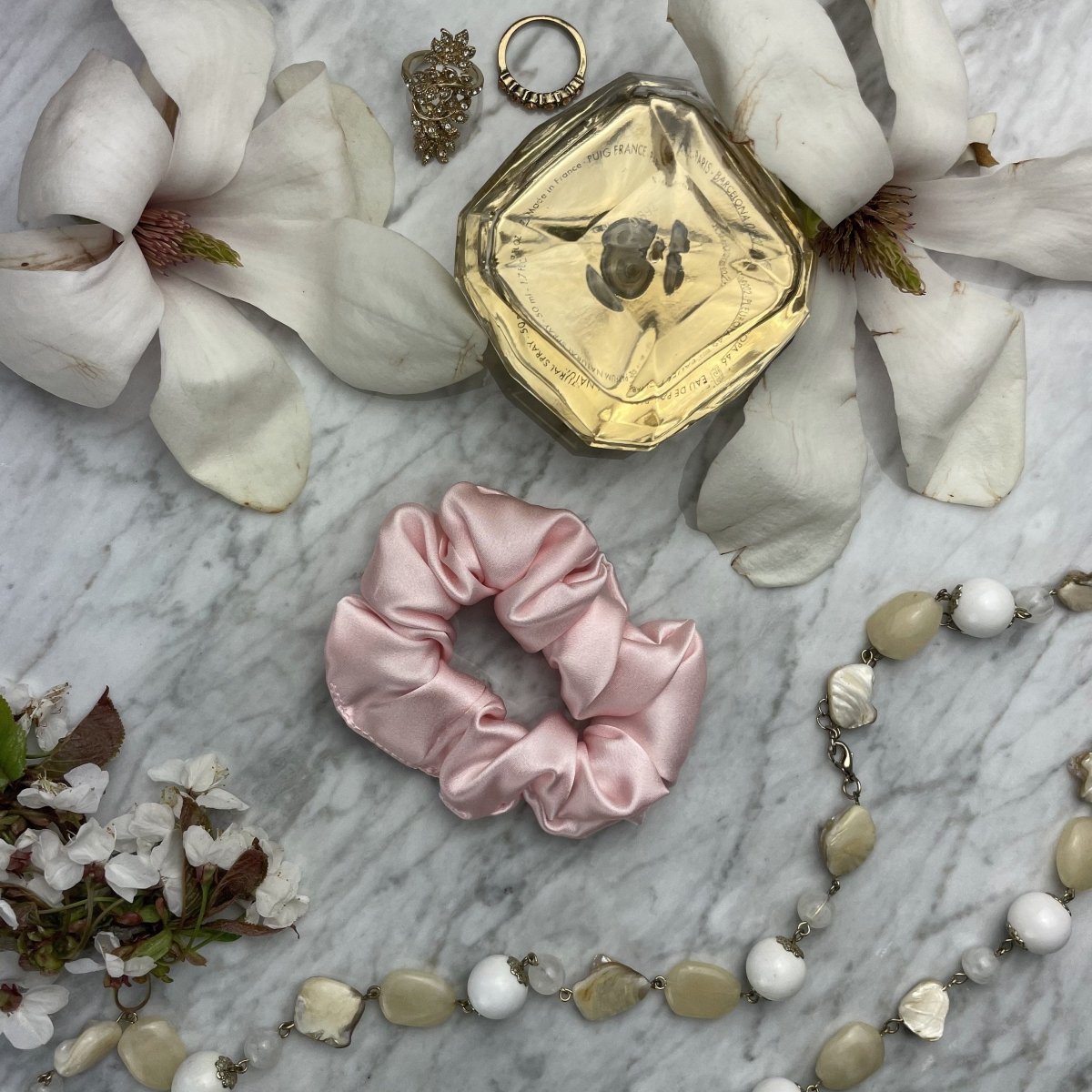 Pink Silk Scrunchie - Regular - Joe’s Haven