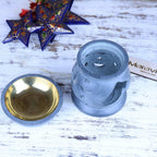Nokari Grey Carved Soapstone Oil Burner - 6 Designs - Joe’s Haven
