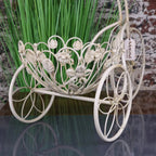 Bike Planter Metal Vintage White - Joe’s Haven