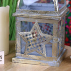 Patera Antique Style Square Lantern Star Design - Joe’s Haven