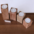Bure Wooden Tea Light Holders Set of 4 - Joe’s Haven