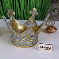 Ziro Crown Candle Holder Vintage Style - Joe’s Haven