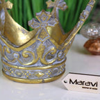 Ziro Crown Candle Holder Vintage Style - Joe’s Haven